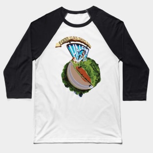 Haleiwa North Shore Sign Fisheye Baseball T-Shirt